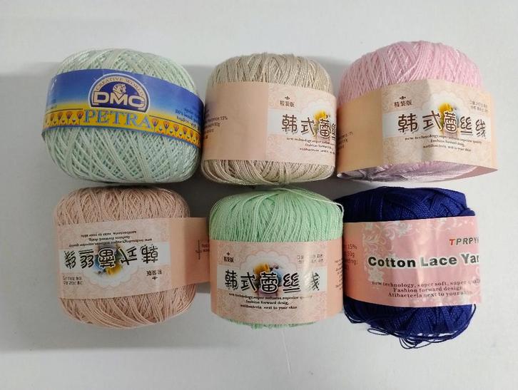 Zeer fijn haakgaren, Hobby en Vrije tijd, Breien en Haken, Zo goed als nieuw, Haken, Wol of Garen, Ophalen of Verzenden