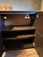 Zwart IKEA kastje - 95x78x41 cm, Huis en Inrichting, Kasten | Buffetkasten, Ophalen, Kunststof, Gebruikt, 50 tot 100 cm