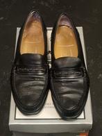 Zwarte leren loafers maat 39, Zwart, Ophalen of Verzenden, Zo goed als nieuw, Van der Hammen