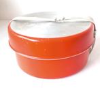 Oranje vintage / retro pannenset, Caravans en Kamperen, Ophalen of Verzenden, Gebruikt