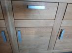 Mooi degelijke massief eiken dressoir, Ophalen, Met deur(en), 150 tot 200 cm, Eikenhout