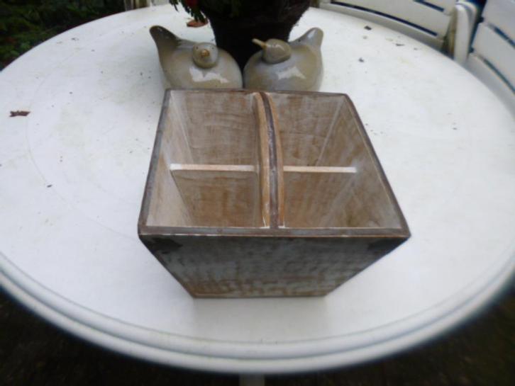 oude chinese rijstbak heel apart  met 4 vakken, Antiek en Kunst, Curiosa en Brocante, Ophalen of Verzenden