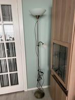 Messing staande lamp met leesgedeelte, Huis en Inrichting, Ophalen, Gebruikt, 150 tot 200 cm