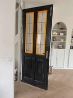 Houten binnendeur (zwaar hout), Doe-het-zelf en Verbouw, Deuren en Horren, 80 tot 100 cm, Ophalen of Verzenden, Zo goed als nieuw
