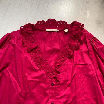 frambozen roze SCOTCH AND SODA blouse mt 40 beschikbaar voor biedingen