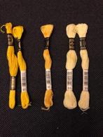 borduurgaren DMC geeltinten 973 - 743 - 3078, Ophalen of Verzenden, Nieuw, Handborduren, Borduurgaren of Zijde