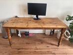 Vintage Houten eettafel 180cm bij 87 cm, Ophalen, Gebruikt, 50 tot 100 cm, Vijf personen of meer