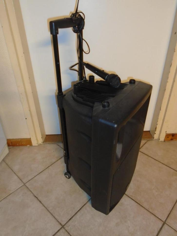 QTX qx12pa-plus luidspreker usb/sd/fm radio 12" 600w, Audio, Tv en Foto, Luidsprekers, Gebruikt, Overige typen, 120 watt of meer