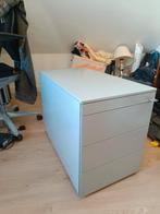 Metalen bureaukast, archiefkast, Lensvelt, op wieltjes, Ophalen, Minder dan 50 cm, Gebruikt, 75 cm of meer
