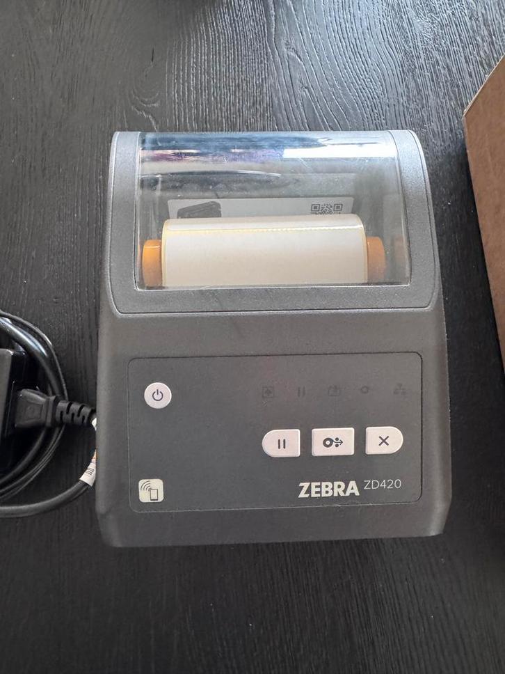 Zebra ZD420 Labelprinter + 8 Rollen, Computers en Software, Labelprinters, Zo goed als nieuw, Etiket, Ophalen of Verzenden