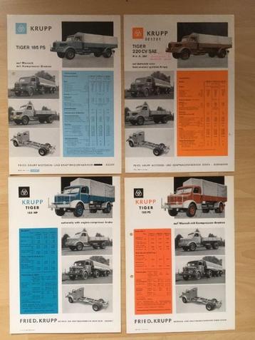 4 sheets krupp tiger beschikbaar voor biedingen