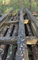 Meerpalen, Basralocus balken, hardhouten balken., Minder dan 3 m³, Ophalen of Verzenden