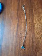 Ketting met Kiwi Vogel Hanger, Sieraden, Tassen en Uiterlijk, Kettingen, Overige kleuren, Ophalen of Verzenden, Zo goed als nieuw