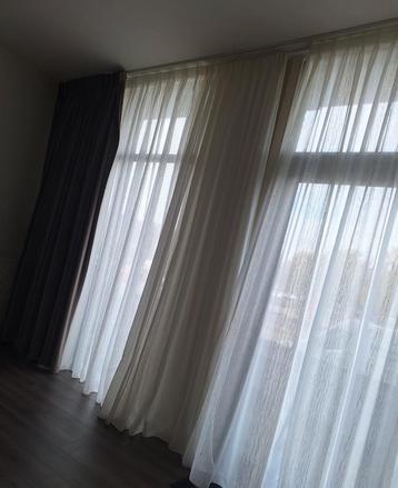 Gordijnen met vitrage - 4x7 meter - Wegens verhuizing! beschikbaar voor biedingen
