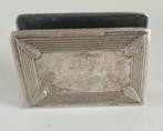 Art Deco Verzilverde Servethouder/Briefhouder, Antiek en Kunst, Antiek | Goud en Zilver, Ophalen of Verzenden, Zilver