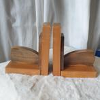 Art deco houten boekensteunen 2 stuks 0210, Antiek en Kunst, Antiek | Woonaccessoires, Ophalen of Verzenden