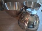 3 Kitchenaid mengkommen RVS 3 liter, Ophalen of Verzenden, Zo goed als nieuw