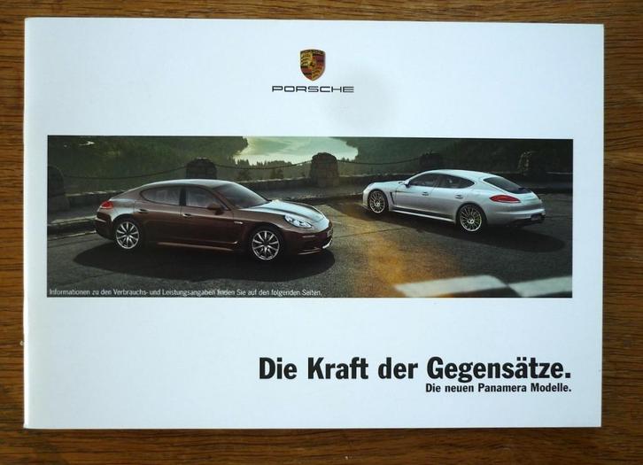 Porsche Die Panamera Modelle (2013, Duits), Boeken, Auto's | Folders en Tijdschriften, Nieuw, Porsche, Ophalen of Verzenden
