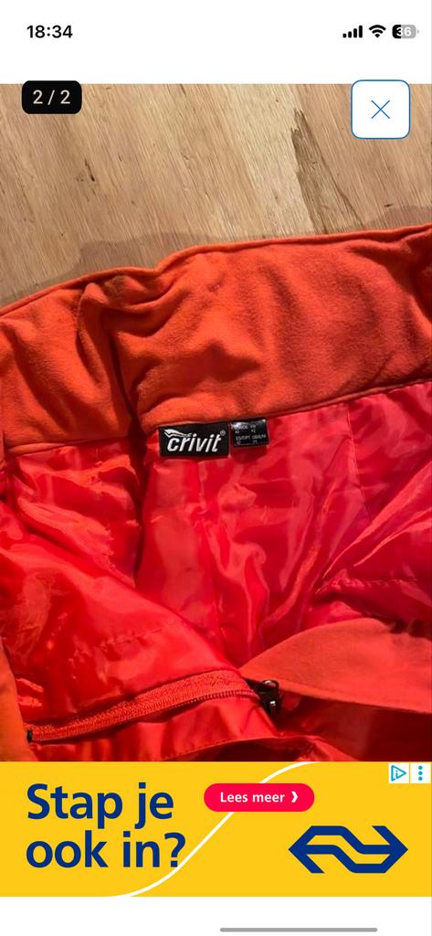 Crivit dames skibroek maat 40, Ophalen of Verzenden, Zo goed als nieuw, Maat 38/40 (M), Broek