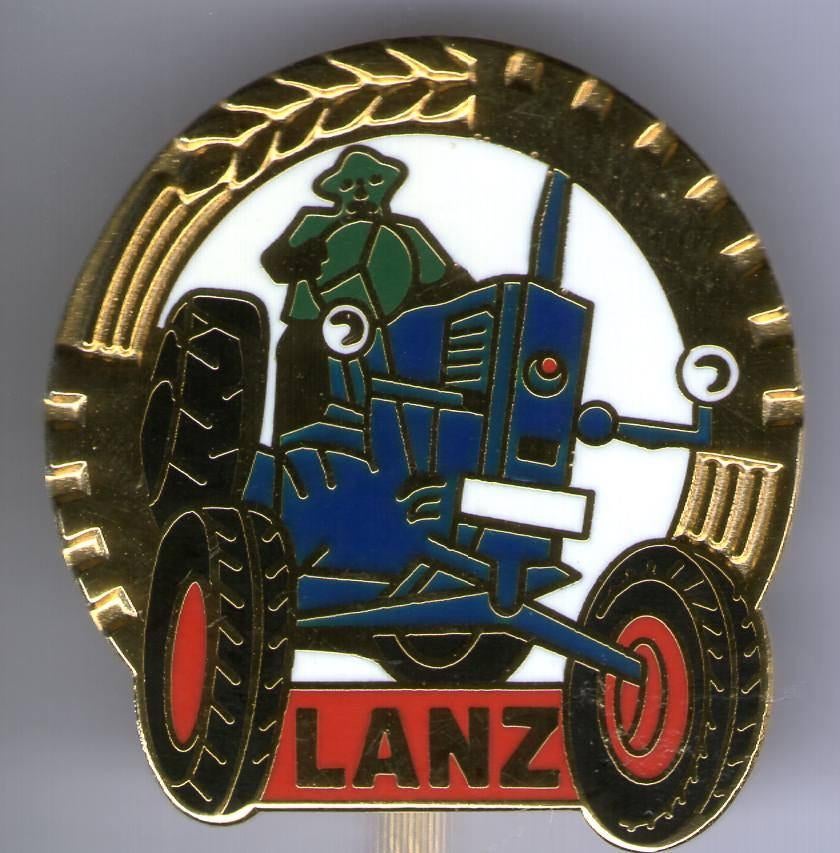 LANZ email op koper tractoren speldje ( E_162 ), Verzenden, Zo goed als nieuw, Transport, Speldje of Pin