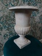 Whitewash gietijzeren louvrevaas/ vaas, Antiek en Kunst, Ophalen of Verzenden