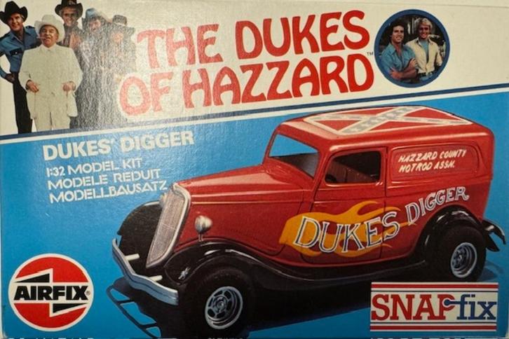 Coelianmodels, Airfix 04405, Dukes' Digger, 1/32, € 24,99, Hobby en Vrije tijd, Modelbouw | Auto's en Voertuigen, Nieuw, Auto