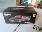 1:43 Hot Wheels Elite Ferrari 458 Spider zwart, Nieuw, Ophalen of Verzenden