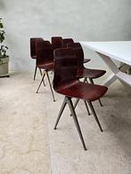 Set van 6 Pagholz eetkamerstoelen van Galvanitas, Ophalen, Vijf, Zes of meer stoelen, Metaal, Industrieel vintage