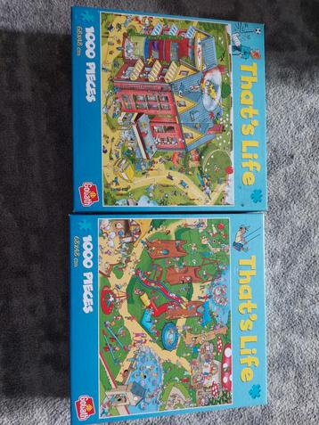 Twee That's Life Puzzels - 1000 Stukjes beschikbaar voor biedingen