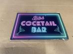Bibs cocktail bar reclame bordje, Ophalen of Verzenden, Zo goed als nieuw, Reclamebord
