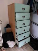 Te koop aangeboden een ladenkastje, Ophalen, 5 laden of meer, 100 tot 150 cm, 50 tot 100 cm