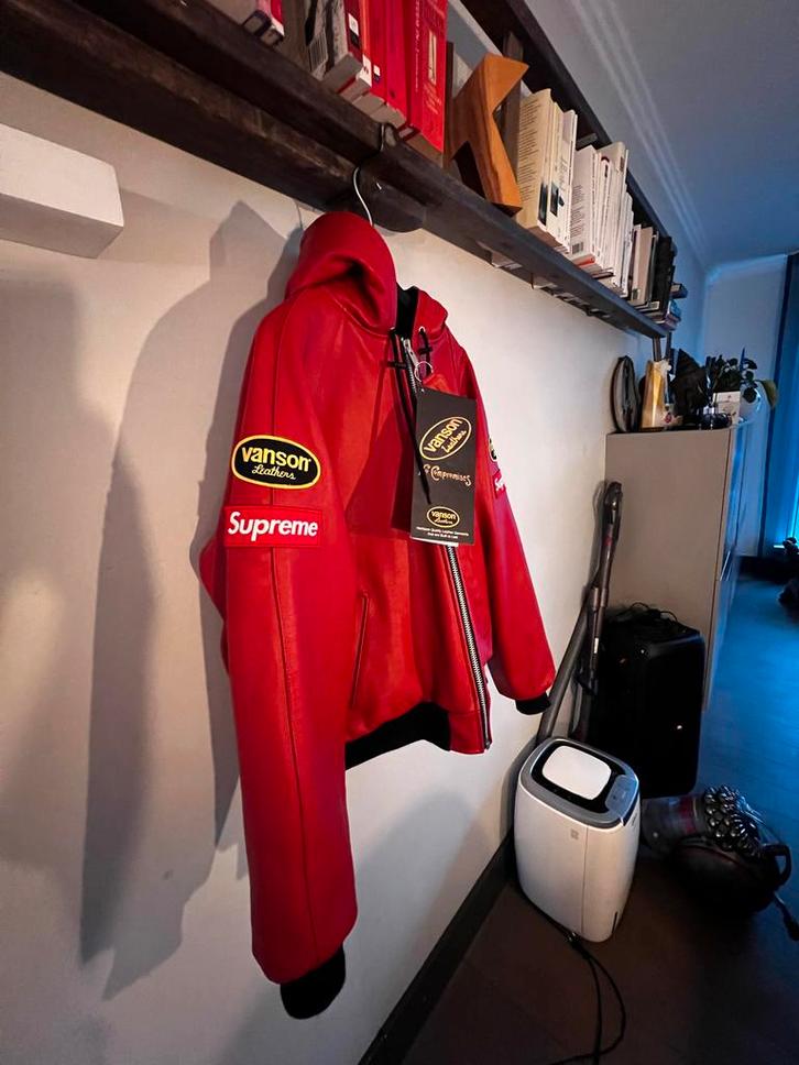 Supreme Vanson Leren Jas - Limited Edition!, Kleding | Heren, Carnavalskleding en Feestkleding, Nieuw, Kleding, Overige thema's