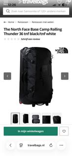 The North Face Base Camp Rolling Thunder - Reistas met Wiele, 30 cm of meer, Zwart, 80 cm of meer, Zo goed als nieuw