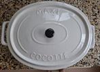 Maxi Cocotte Gusta ovenschaal wit als nieuw, Huis en Inrichting, Keuken | Potten en Pannen, Ophalen, Zo goed als nieuw, Overige materialen