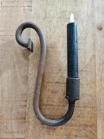 Roest gietijzeren kaars hanger, Ophalen, Metaal
