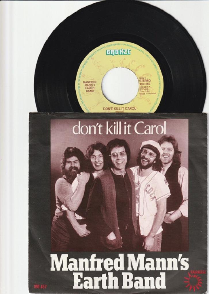 MANFRED MANN'S EARTH BAND  -  DON'T KILL IT CAROL   [7''] //, Cd's en Dvd's, Vinyl Singles, Gebruikt, Single, Pop, 7 inch, Verzenden