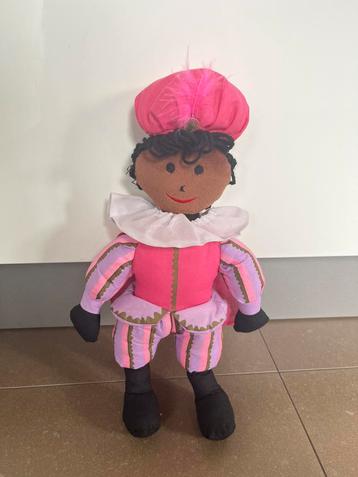 Pluche zwarte piet pop knuffel meisje | Sint Sinterklaas beschikbaar voor biedingen
