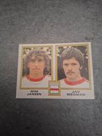 Panini sticker Voetbal 81. Jansen/Wegman FC Amsterdam., Verzenden, Zo goed als nieuw, Sticker