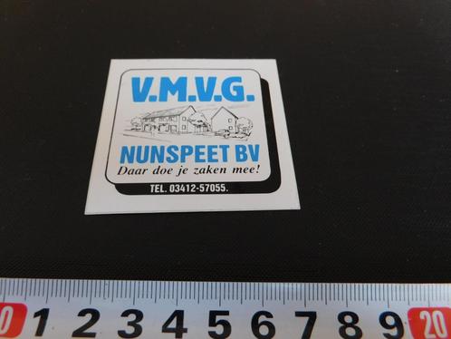 sticker VMVG nunspeet daar doe je zaken mee strip huis, Verzamelen, Stickers, Zo goed als nieuw, Bedrijf of Vereniging, Ophalen