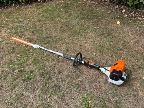 Stihl KM 100 R  Combimotor + HL-KM 0 heggensnoeier nette!!!, Tuin en Terras, Hand-tuingereedschap, Gebruikt, Overige soorten, Ophalen of Verzenden