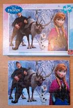 Frozen puzzel 100 stukjes, Ophalen of Verzenden, Meer dan 50 stukjes, Zo goed als nieuw, 6 jaar of ouder