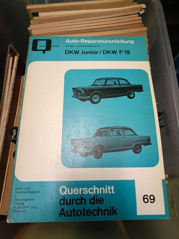 DKW Junior/F12 Reparatiehandleiding - Querschnitt 69, Boeken, Auto's | Boeken, Gelezen, Overige merken, Ophalen of Verzenden