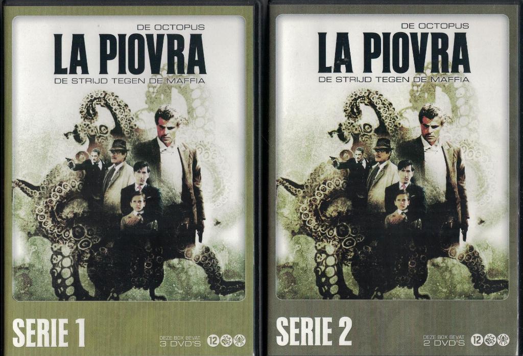 La Piovra / de Octopus - serie 1-2-3-4-5-6-7-8 en de Prequel, Alle leeftijden, Ophalen of Verzenden, Zo goed als nieuw, Thriller