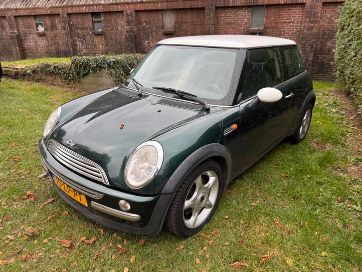 Mini 1.6 16V Cooper 2003 Groen / Airco / Met Defect! Lezen!!, Auto's, Mini, Bedrijf, Cooper, ABS, Airbags, Airconditioning, Boordcomputer