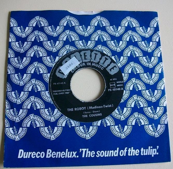 the Cousins   The robot, Cd's en Dvd's, Vinyl Singles, Zo goed als nieuw, Pop, Ophalen of Verzenden