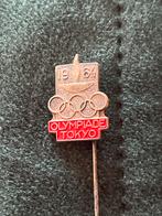 Speldje Olympiade Tokyo 1964, Ophalen of Verzenden, Gebruikt, Sport, Speldje of Pin