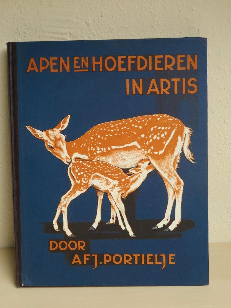 Verkade album 'Apen en hoefdieren in Artis'. Uitgave 1940, Boeken, Prentenboeken en Plaatjesalbums, Zo goed als nieuw, Plaatjesalbum