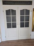 2 Opdekdeuren 80x200 cm met glas, Ophalen