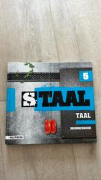Bronnenboek staal taal groep 5 in nette gelezen staat, Ophalen of Verzenden, Gelezen, Overige niveaus, Nederlands