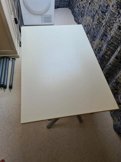 IKEA GALANT VERSTELBARE BUREAU/COMPUTERTAFEL120 X 80 CM, Huis en Inrichting, Bureaus, Gebruikt, Ophalen